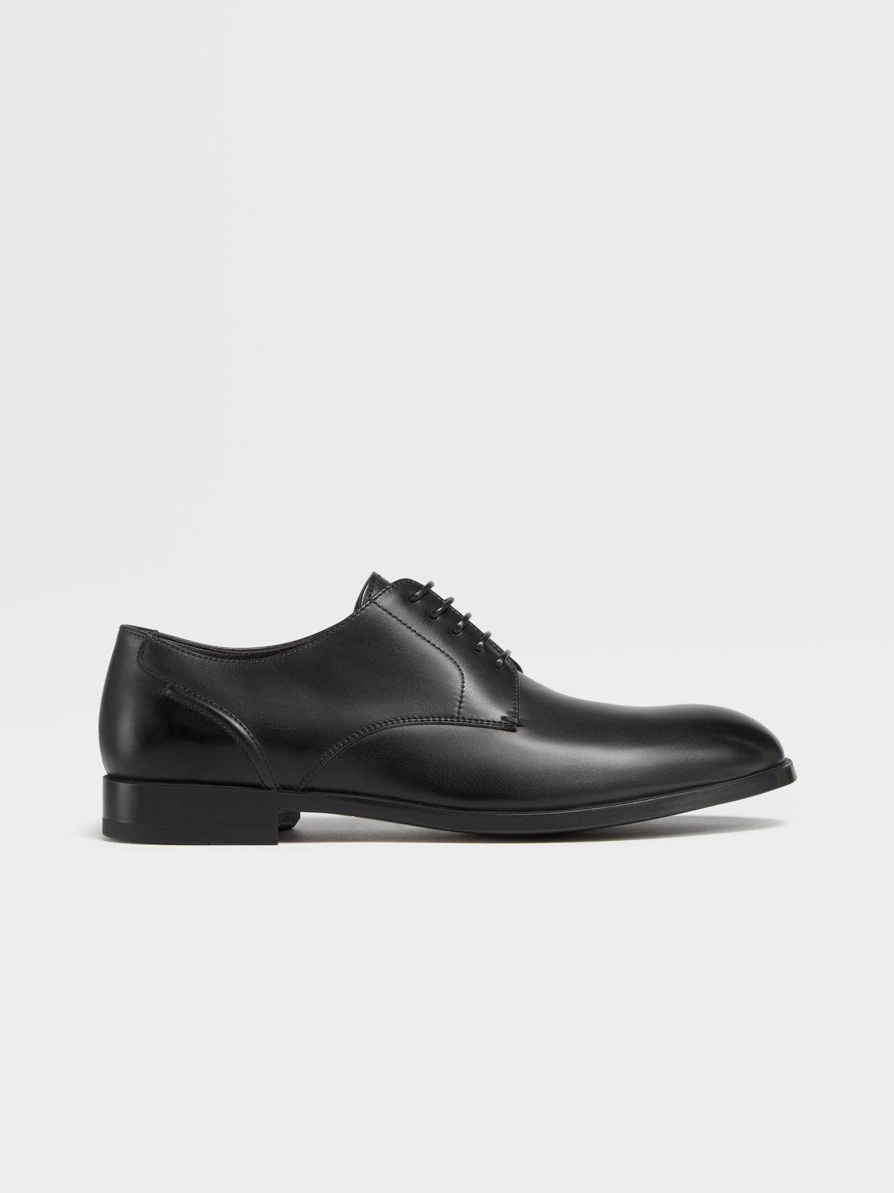 Siena Flex Black Leather Derby